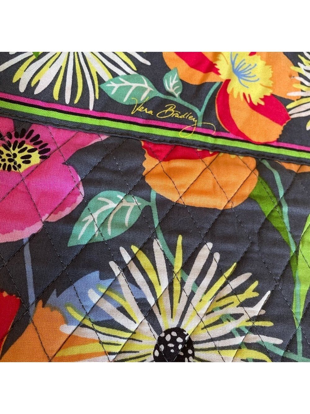 Vera Bradley Floral Tote Bag - Picture 6 of 14
